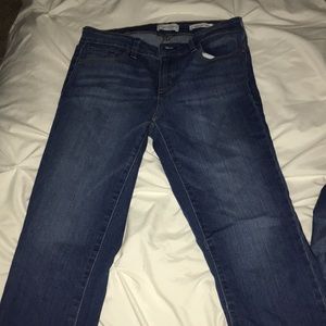 Cropped skinny jeans